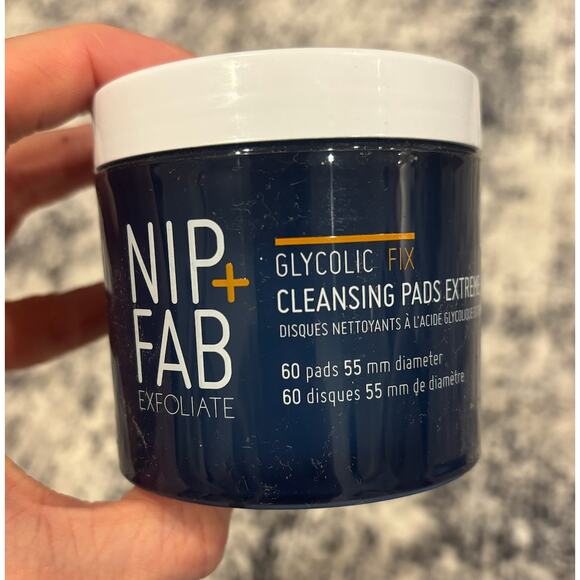 Nip Fab Exfoliate Glycolic Fix Cleansing Pads Extreme 60 pads BRAND NEW SEALED - Picture 2 of 4